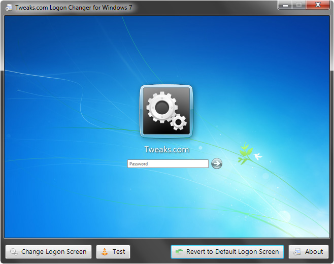Windows Vista Domain Login Screen