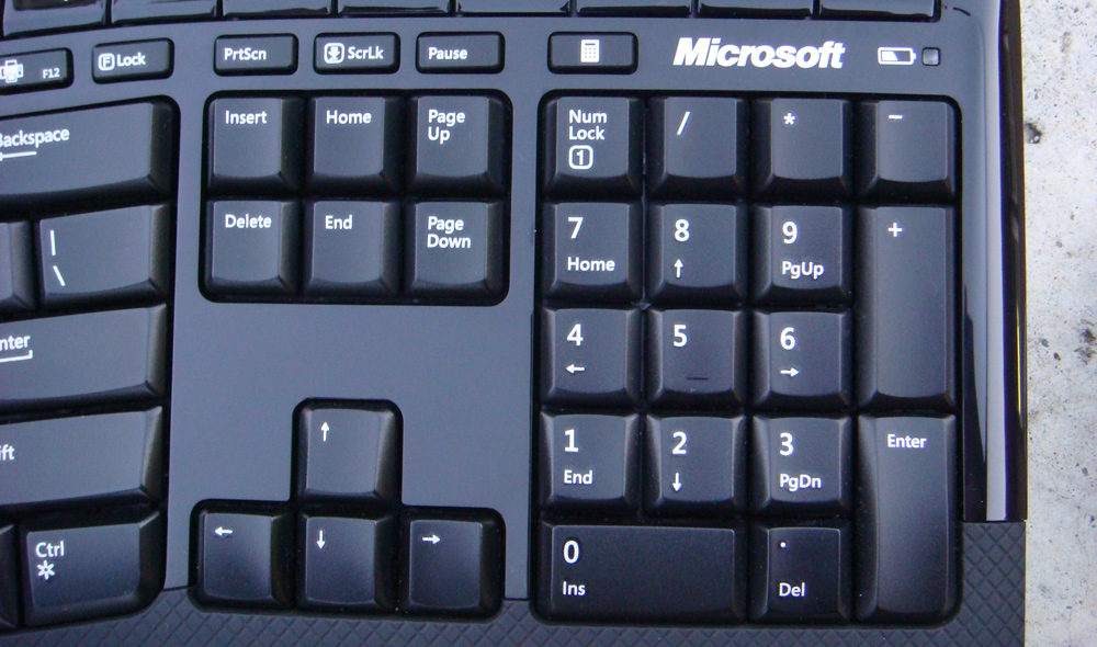 Microsoft Wireless Keyboard Some Keys Not Working
