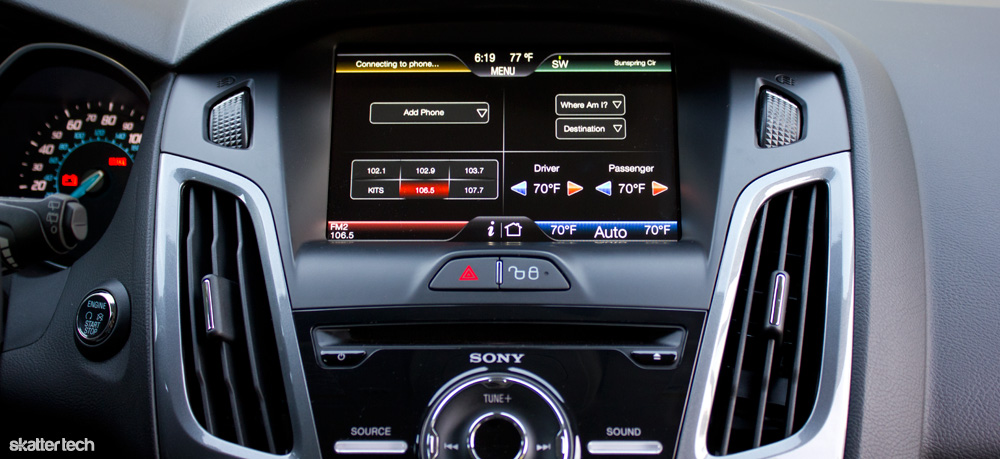 2012 Ford focus sony premium audio system 10-speaker #5